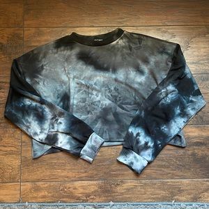 Fashion Nova Cropped Tie Dye sweater